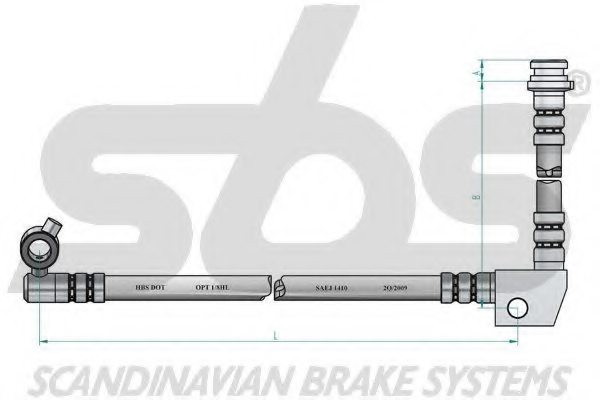sbs 1330852247 Brake Hose